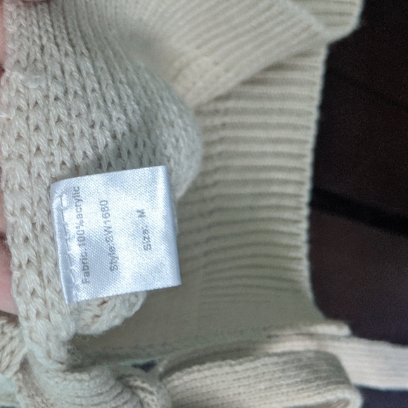 NWOT Francesca's Knit Sweater with Braid Details - Picture 4 of 4